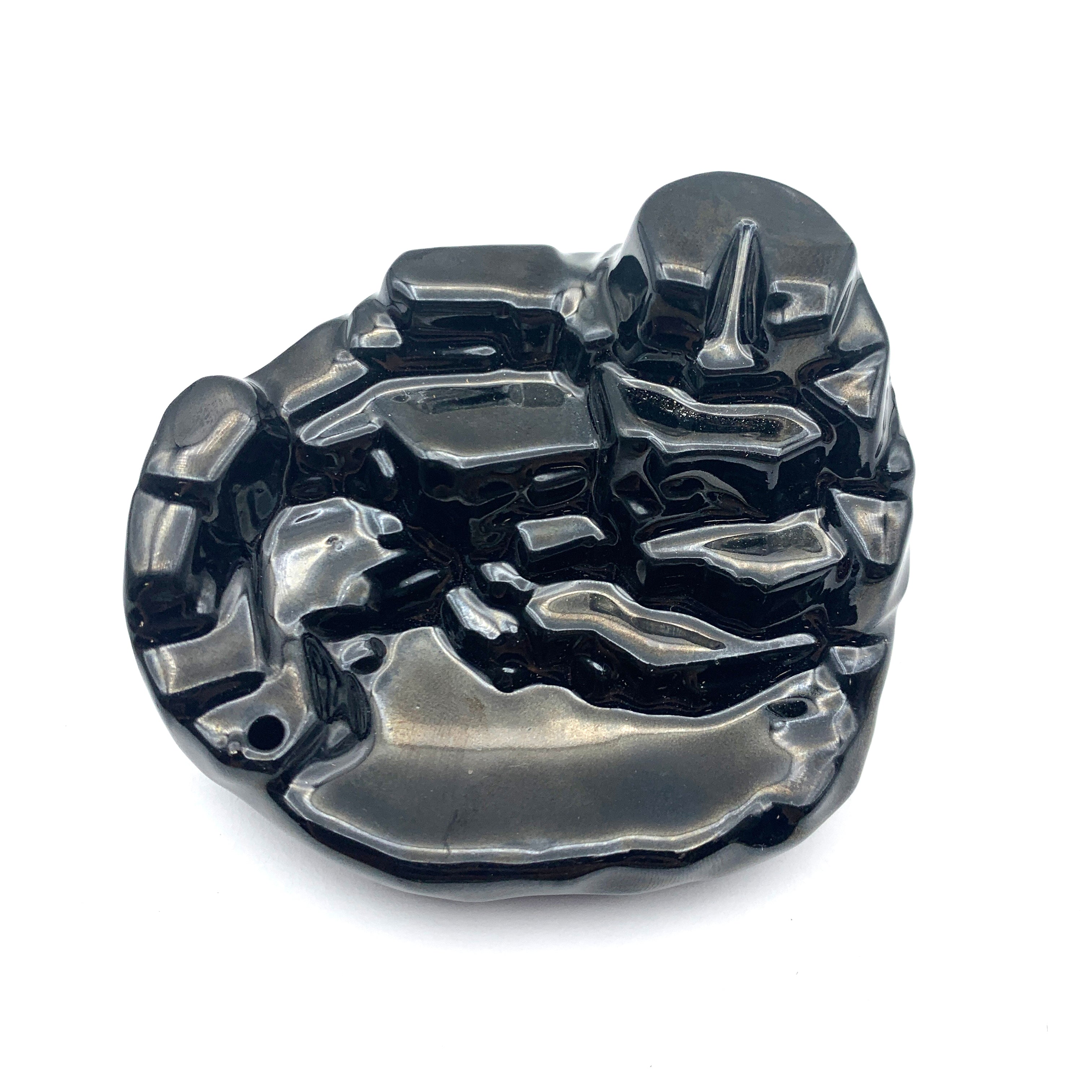 Incense Holder - Ceramic Black Water Fall $10